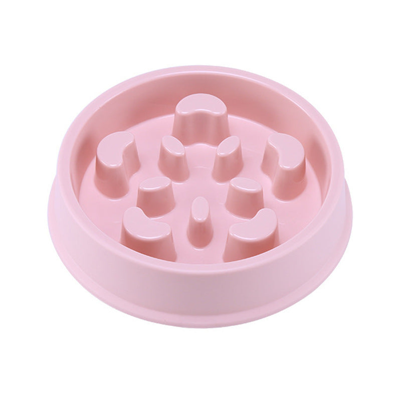 Slow Feeder Bone Design Pet Bowl