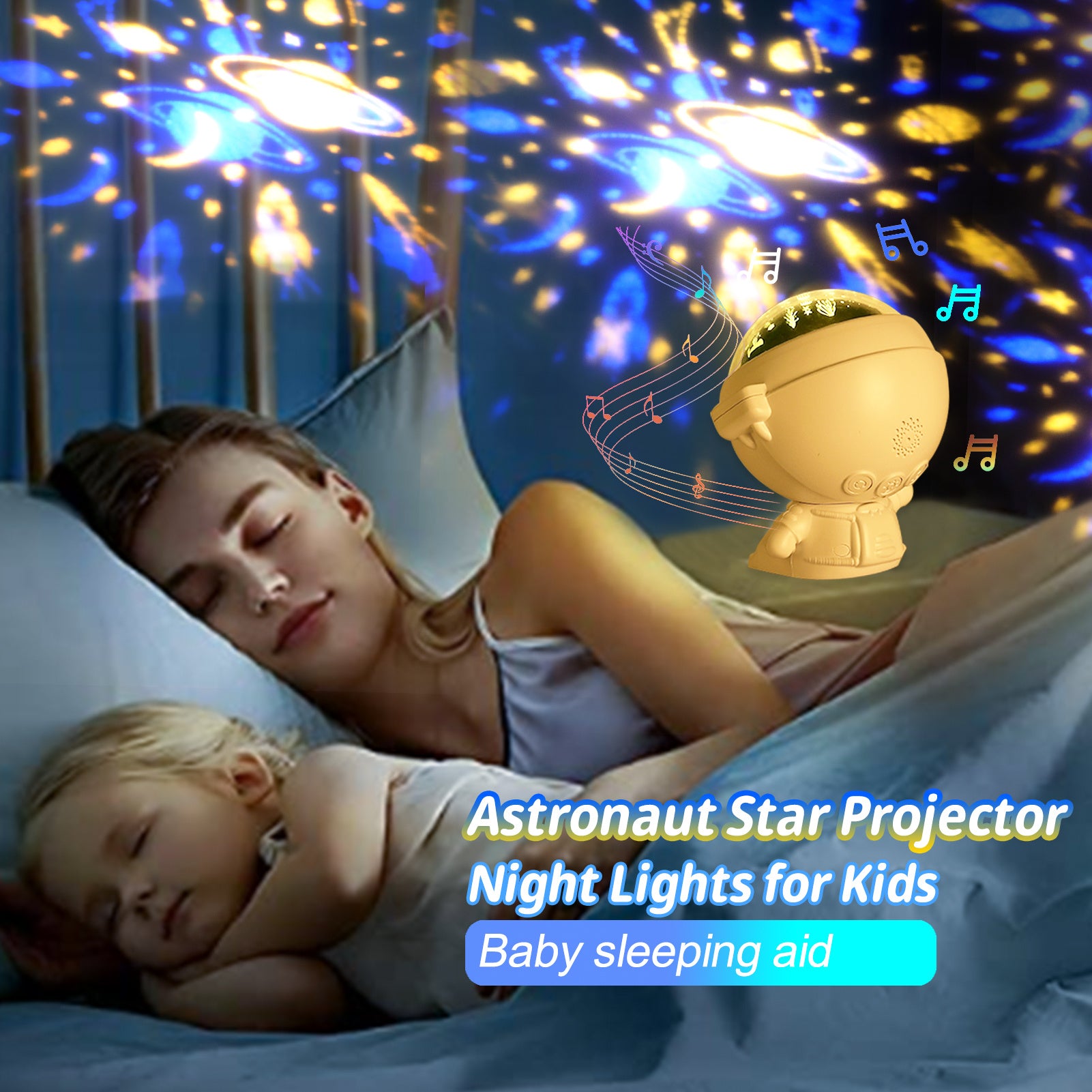 Night Light Astronaut  Projector